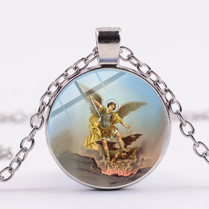Подвеска с Майклом SONGDA Archangel подвеска защитите меня Защитите Щит ожерелья