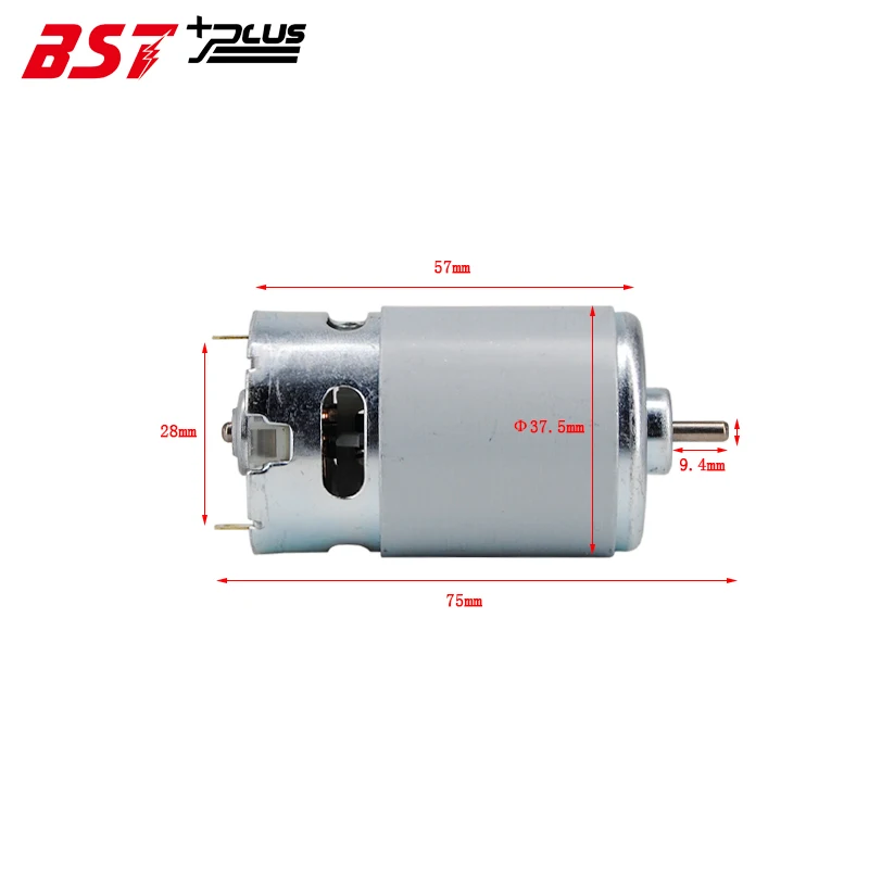 RS550 Motor(15TEETH GEAR) 20000RPM 7.2V/9.6V10.8V/12V/14V/14.4v/16.8V/18V/21V/24V/25V FOR BOSCH MAKITA HITACHI CORDLESS DRILL