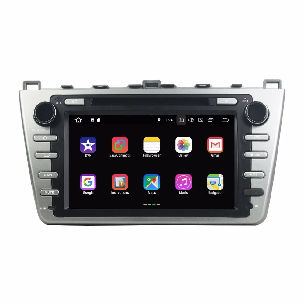 Cheap 2GB RAM Quad Core 8" Android 8.1 Car Audio DVD Player for Mazda 6 Ruiyi Ultra 2008-2012 With Radio GPS WIFI Bluetooth 16GB ROM 2