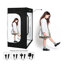 

Professional 140*120*50CM Photography Photo Studio Box 6 Light Strip Bars 180W 5500K 20x39x55'' Photo Lighting Shooting Tent Kit