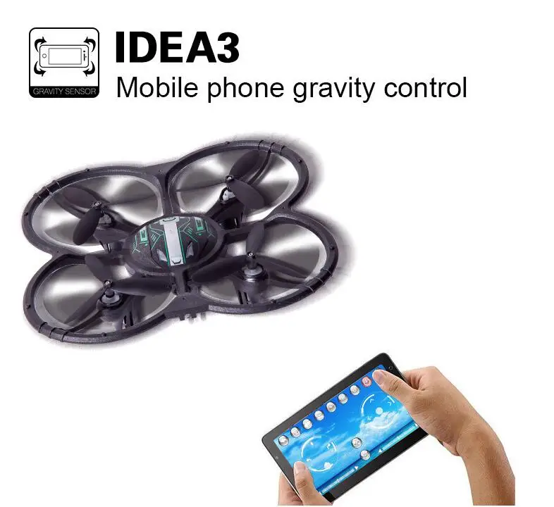 

Hot sell Wifi FPV dual Control RC drone 2.4G 4CH 100M Altitude Hold WIFI FPV realtime tansmission RC Quadcopter with 720P Camera