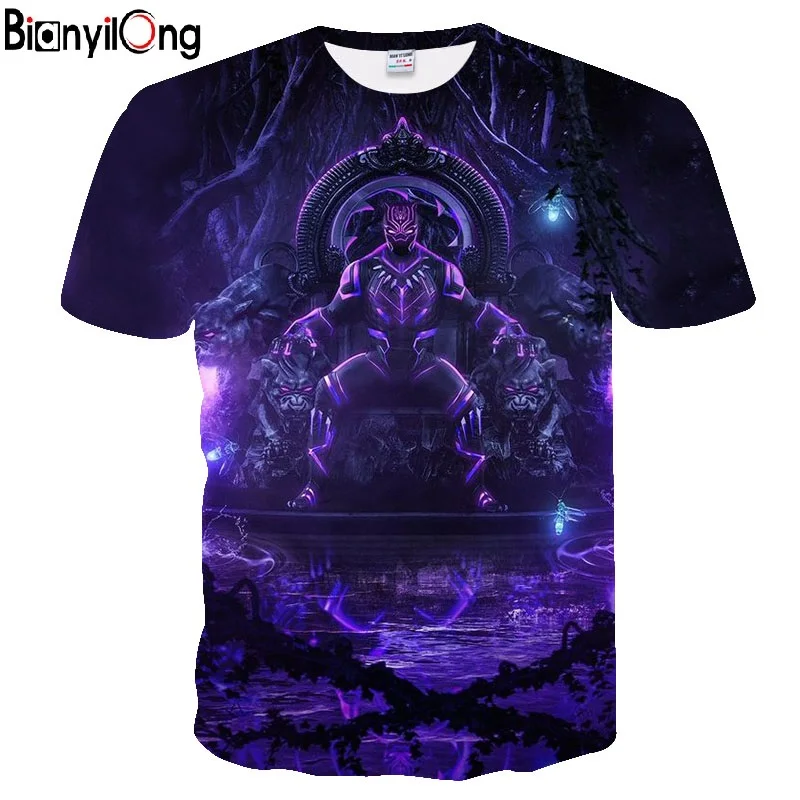 2018 T shirt Animal 3d T-shirt Punk leopard iron Man Print Shirts Gothic Mens Clothing Funny Tshirt Men Short Sleeve Big Slim