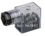 100 шт DIN43650B распределительная коробка клапана с винтом и шайбой СИД Свет для 4V210-08 для напряжения постоянного тока