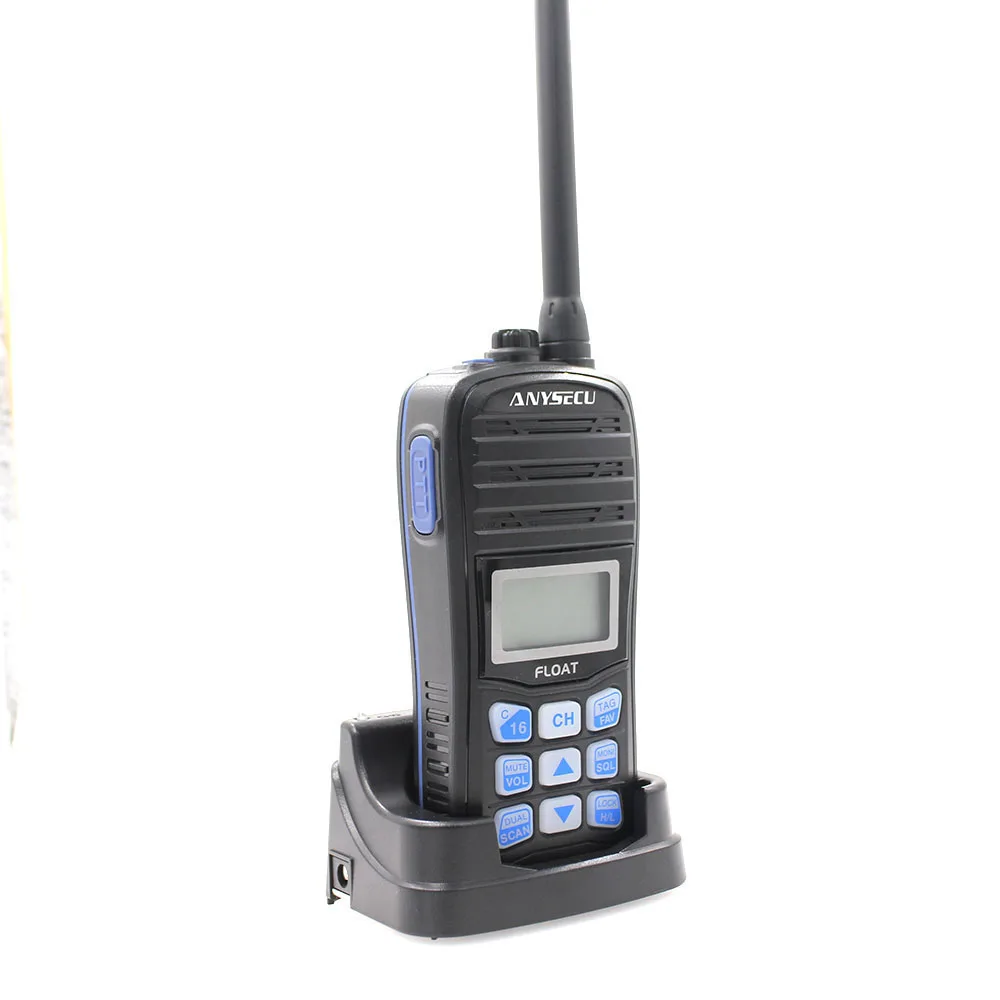 Anysecu поплавок Walkie Talkie IP67 водонепроницаемая морская радиостанция диапазона VHF 156,000-161,450 MHz 5W Ham радиостанция IC-H25 - Цвет: Radio