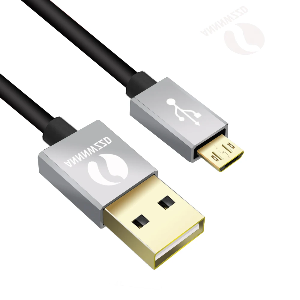 Micro USB к USB кабель быстрого зарядного устройства кабель 1 м 2 м для телефона Android samsung huawei USB зарядное устройство кабель для передачи данных Micro USB для Xiaomi - Цвет: Черный