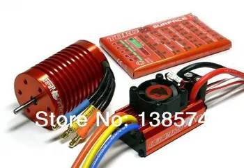 

Free shippinng Real original SKYRC LEOPARD 60A ESC + 3300kv 12T Brushless Motor 1/10 Car Combo w/program card