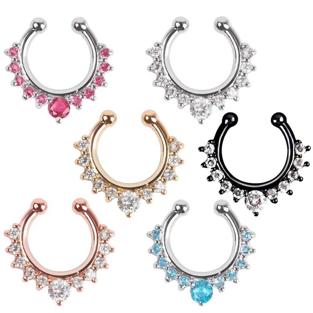 Buy Fashion Fake Nose Piercing Jewelry for women Nose
