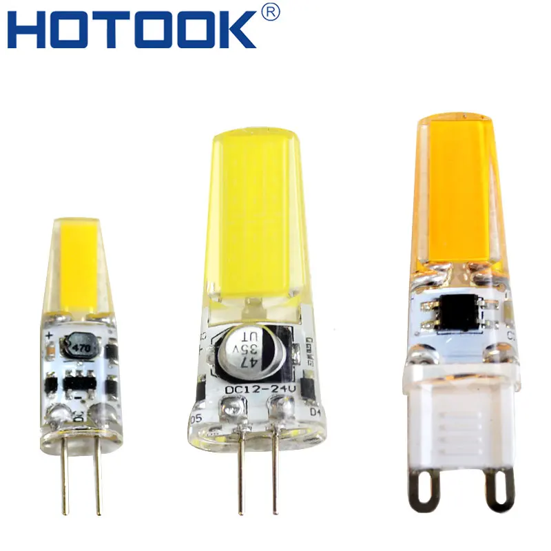 Светодиодный лампы мини G9 G4 светодиодный Lamp12V 24V 220V 110V COB SMD Рождественский Светильник Мозоли светодиодный ампулы замена галогенных ламп Точечный светильник люстра