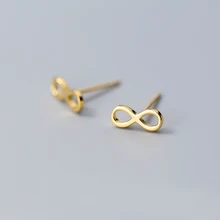 MloveAcc стерлинговые серебряные серьги ювелирные изделия мода милый бесконечный любовь Сережка-символ серьги девушки друзья подарок