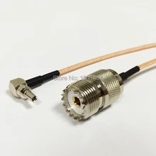 Разъем UHF Jack SO239 переключатель CRC9 под прямым углом соединительный кабель RG316 по оптовой цене быстрая 15 см " для HUAWEI E156