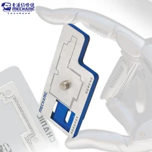 Механик 3D набор трафаретов для пайки BGA для iPhone X материнская плата Средний Слой Посадка жестяная шаблон реболлинга пластина пайка сеть