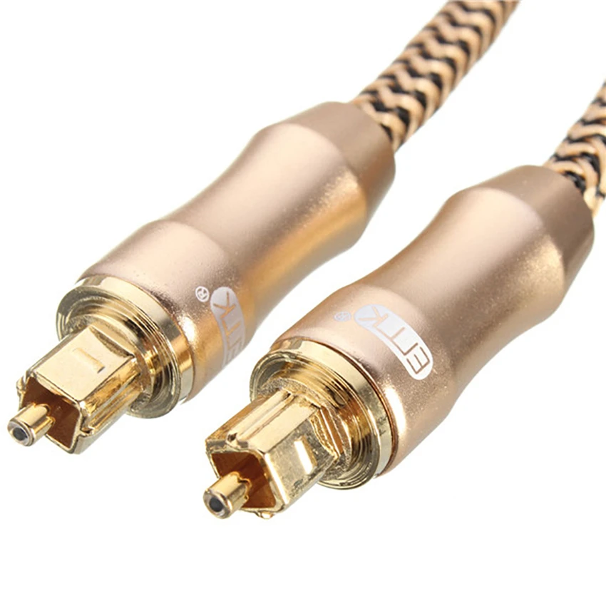 Toslink Digital Cable Optical Fiber Audio Cable Adapter 1m 2m 3m for TV Blueray PS3 XBOX DVD CD Mini Disc AV (7)