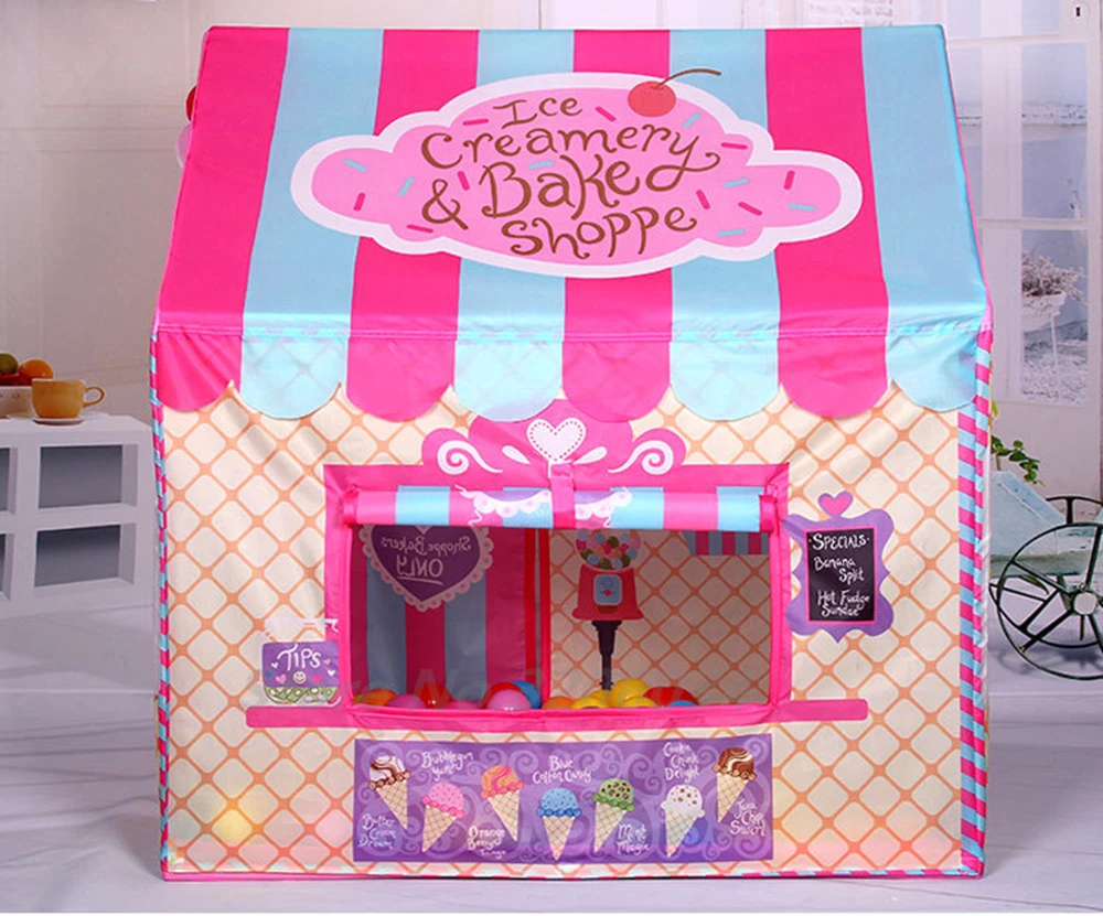 Foldable Play Tent Kids Children Boy Girl Castle Cubby Play House Bithday Christmas Gifts Outdoor Indoor Toy Tents (17)
