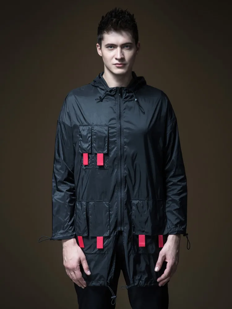 

2019 Abrigo Hombre Wide-waisted Pinli Product Made The New Spring Hot Men's Clothing In Long Thin Men Trench Coat B191203068