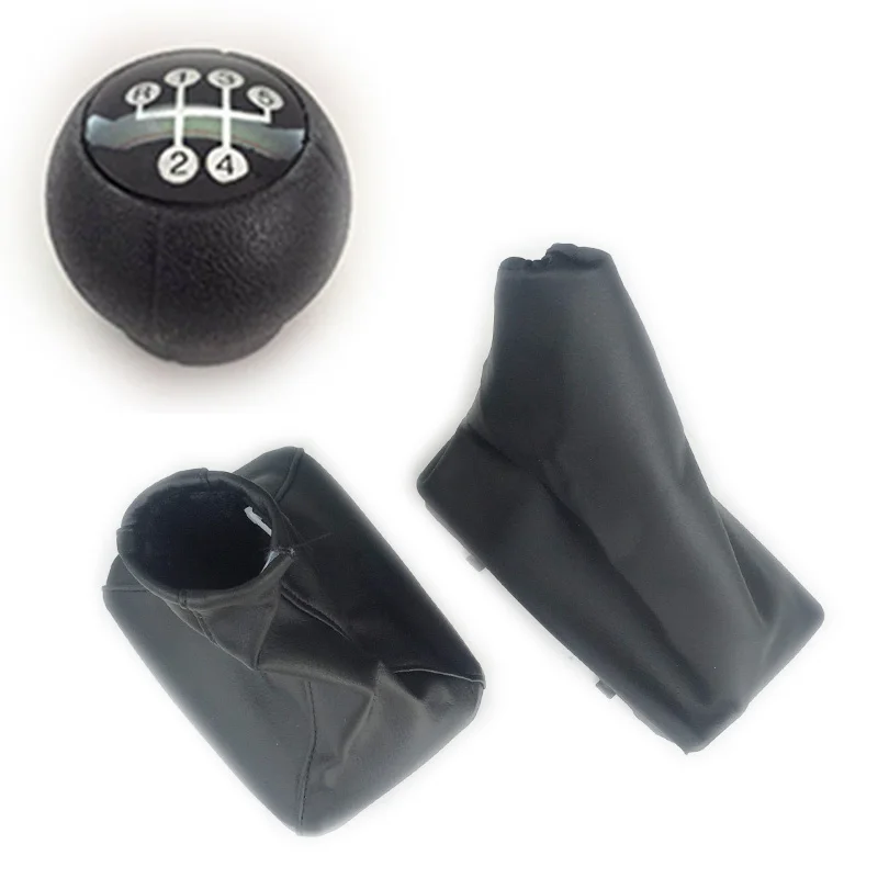 

3PCS/1set For Opel CORSA C 01-06 Gear Lever Boot and Handbrake Grips Car Anti Slip Parking Hand Brake Boot and gear shift knob