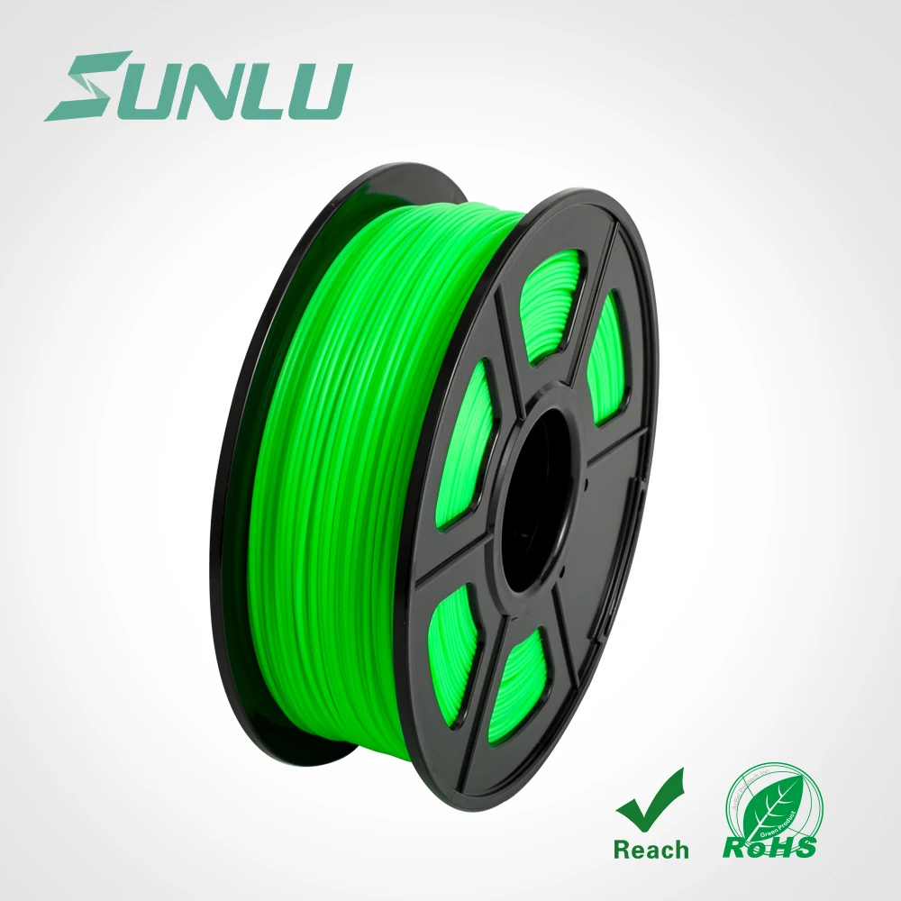 

2018 Time-limited Hot Sale 3d Pen Filament Pla 1kg/2.2lbs Sunlu Original Plastic 1.75mm For Printers Or Pens Green Color