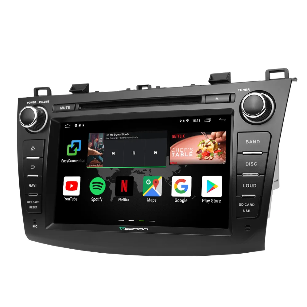 Cheap 8" Android 8.1 Oreo OS Car DVD Multimedia System Navigation GPS Radio for Mazda 3 2010-2013 with Full Video Output Support 5