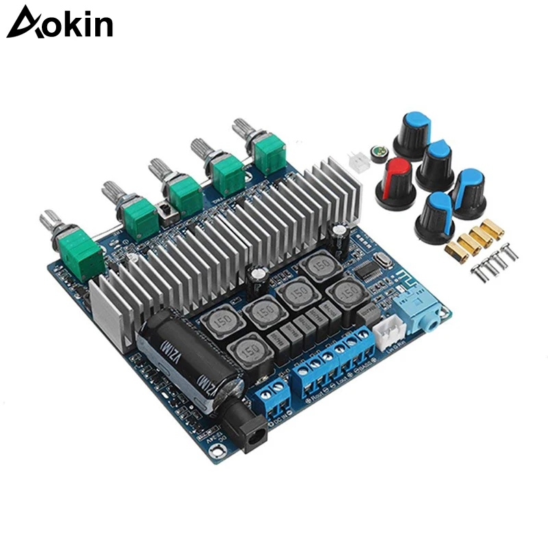 TPA3116 Bluetooth усилитель TPA3116D2 2 1 сабвуфер цифровой аудио Плата 2*50 Вт + 100 бас HIFI для