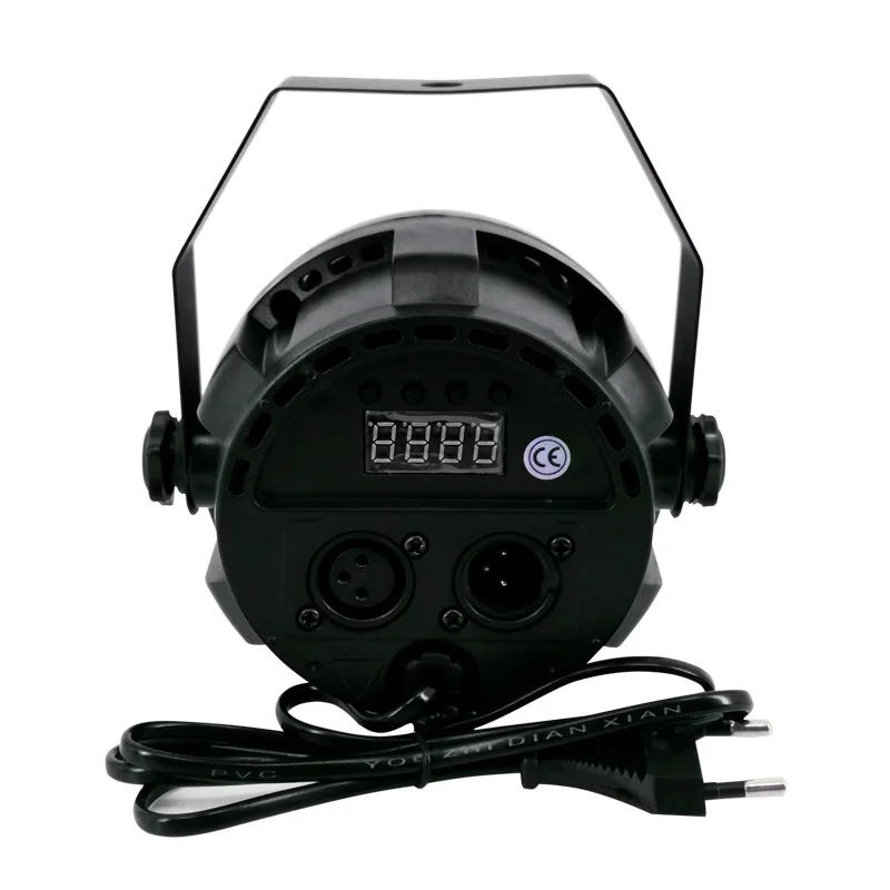 Hot Vendas 54x3w Iluminação Led Par Plana Led Par Luz Estroboscópica Dmx Controlador dj Festa Disco Bar Strobe Escurecimento Efeito Projetor 10 Cheap Efeito de Iluminação de palco
