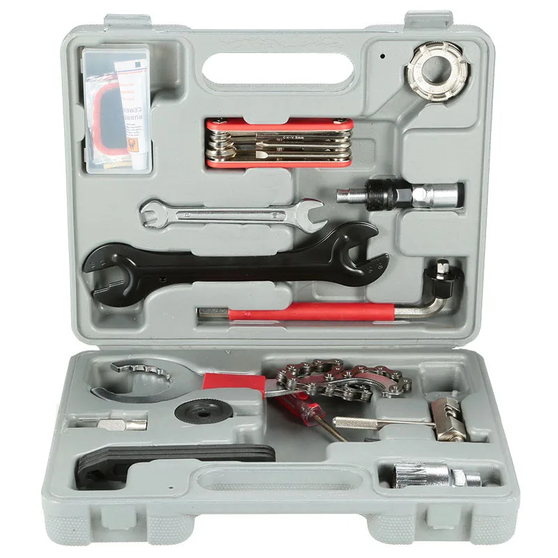 14-In-1-Multifunction-Bicycle-Repair-Tools-Set-Kit-Freewheel-Wrench-Screwdriver-Tire-Levers-Spanners-In