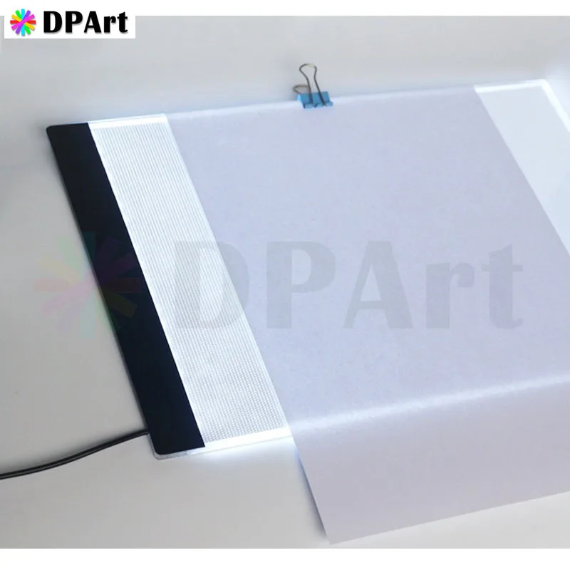 Baratos Tablero LED A4 mesa de copia ultradelgada 3,5mm pintura de diamante Universal Daimond cuadro tablero herramientas almohadilla de dibujo accesorio M514