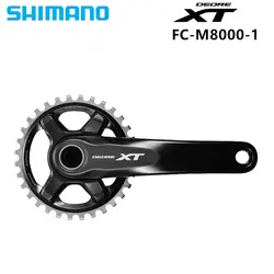 Shimano XT FC M8000 1x11 s Скорость система для велосипеда горный велосипед параметрами ширины и высоты узкий звезду 32 T 34 T 165/170 мм включают в себя