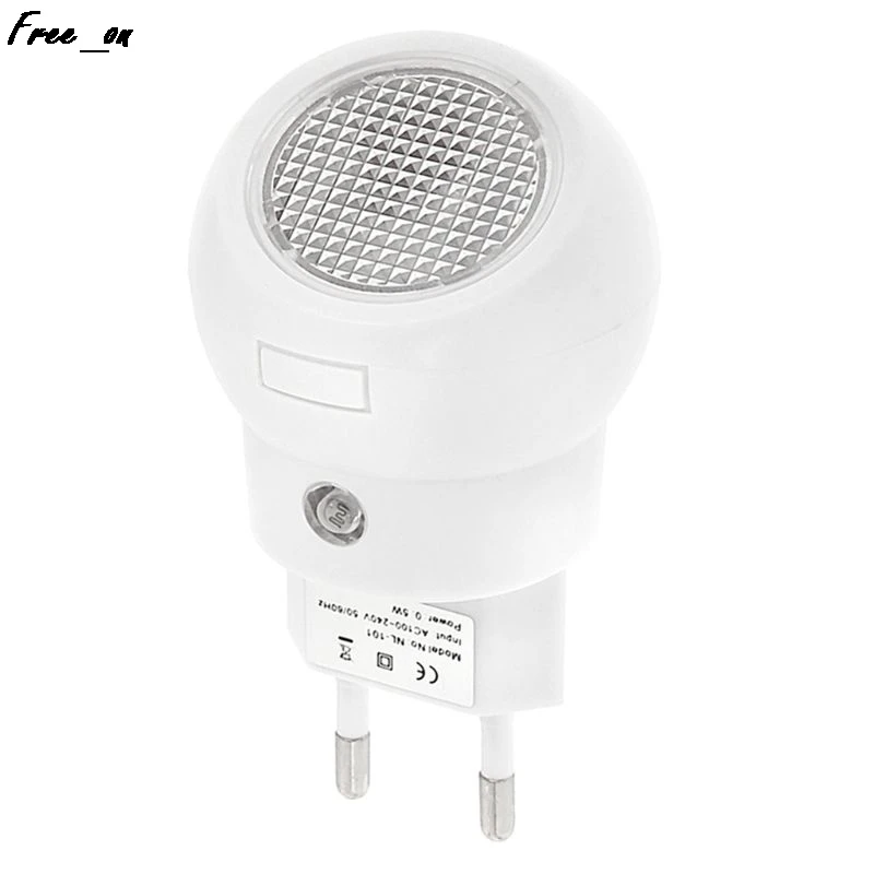 

LED Night Light 360Degrees Rotation Light Sense Auto Switch ON OFF Plug And Play For Babyroom Bedroom Bathroom Yard