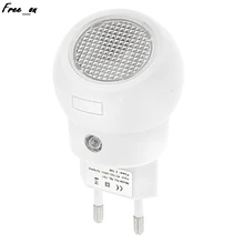 LED Night Light 360Degrees Rotation Light Sense Auto Switch ON OFF Plug And Play For Babyroom Bedroom Bathroom Yard