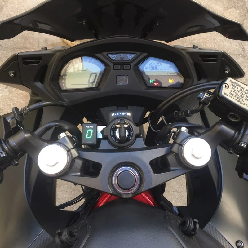 Индикатор уровня шестерни sclmoto 1 6 индикатор скорости ступенчатой передачи для