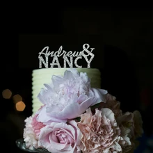 Personalised Wedding Cake Toppers,Wedding Decoration Custom Cake Toppers,Acrylic Mariage Modern Toppers,Party Decoration