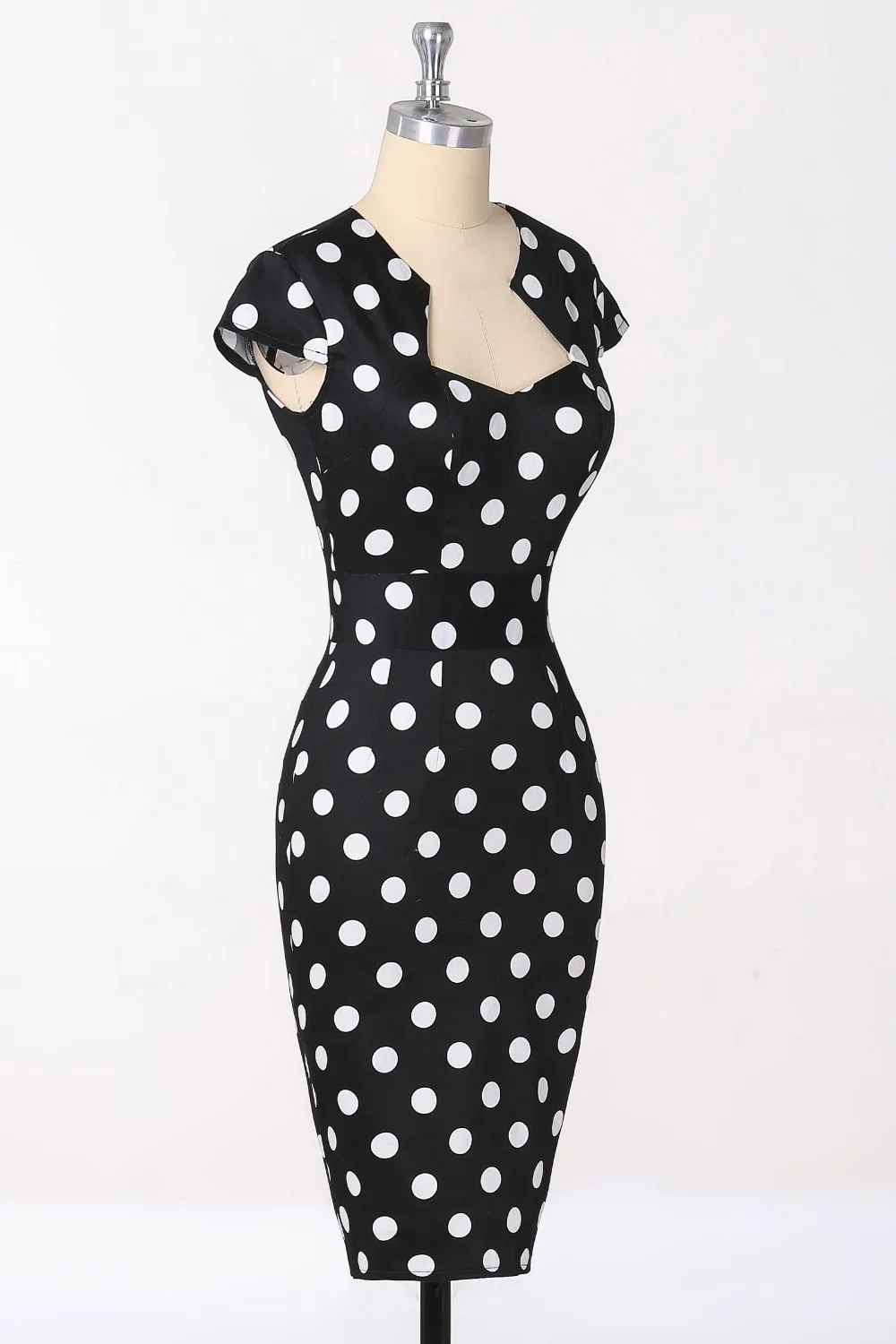 Women Plus Size Pencil Dresses Rockabilly Clothing 2018 Floral Summer Casual Party Office Dress Sexy 50s Vintage Bodycon Dress 9