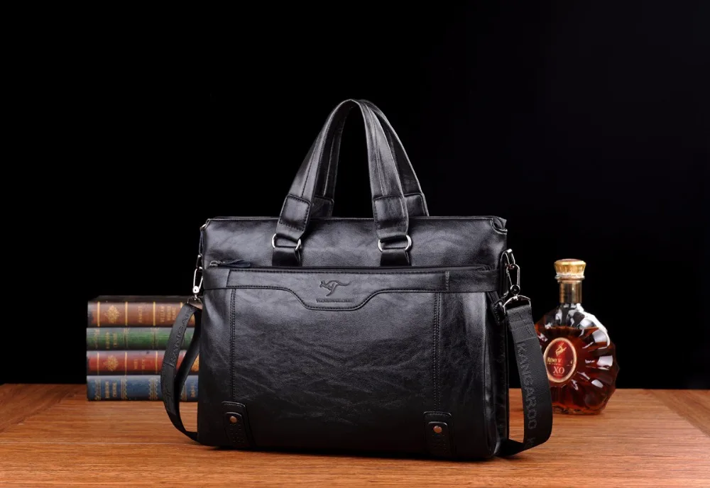 Мужской деловой кожаный портфель-сумка на плечо для ноутбука 1", мужской портфель через плечо, сумки для мужчин, сумки-мессенджеры