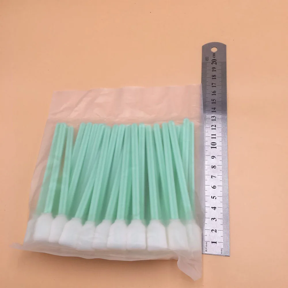 

100PCS Sponge cleaning stick swab for dx5 dx7 dx5 konica spt polaris print head for mimaki roland mutoh allwin myjet printer