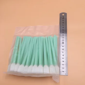 

100PCS Sponge cleaning stick swab for dx5 dx7 dx5 konica spt polaris print head for mimaki roland mutoh allwin myjet printer