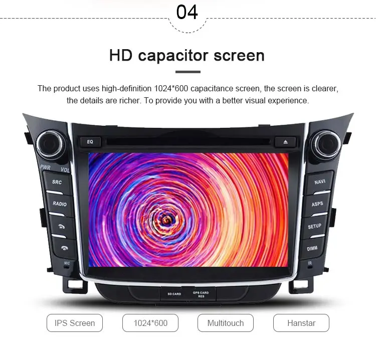 Excellent JDASTON Android 9.1 Car DVD Player For Hyundai I30 Elantra GT 2012-2017 Multimedia GPS Navigation 2 Din Car Radio Audio Stereo 5