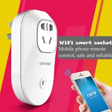 Orvibo умная розетка, WiFi беспроводной пульт дистанционного управления с мобильного телефона интеллектуальный коммутатор разъем. ЕС, США, Великобритании, AU Стандартный Мощность разъем