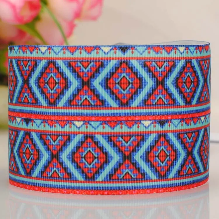 10 ярдов 1 &quot25 мм узор Валентина Печать grosgrain лента DIY ручной работы бант для волос