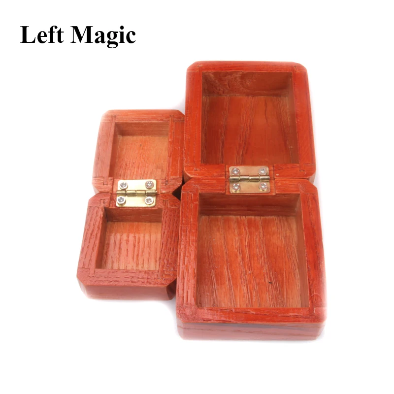 Wooden Magic Tricks Vanished Object Appearing in the Box Magie Stage Illusion Gimmick Props Funny Mentalism Nest of Boxes