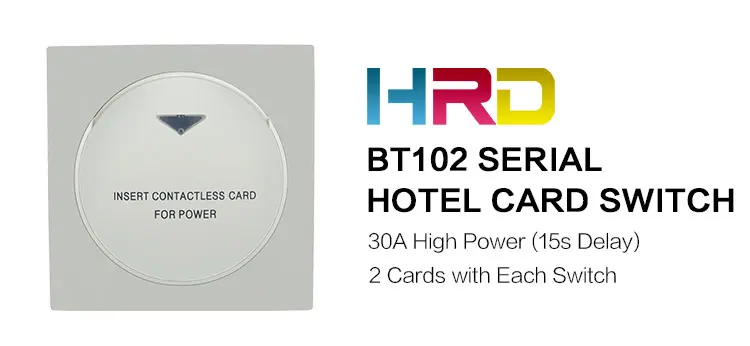 Завод прямых продаж HiRead бренд 125 кГц T57 T5567 RFID стены вставить карта, номер в гостинице ключ энергосберегающая круглая с коммутатора
