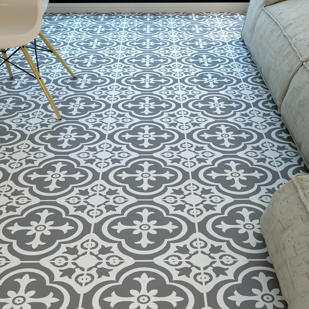 Waterproof Balck-White Wall Tiles Stickers Waist Line Kitchen Wall Sticker PVC Adhesive Bathroom Floor Wallpaper