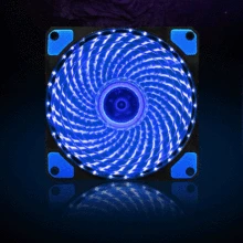 120 мм компьютер 16dB бесшумного 33leds случае вентилятор радиатора охлаждения Cooler w/антивибрационные резиновые, 12 см, 12VDC 3 P IDE 4PIN