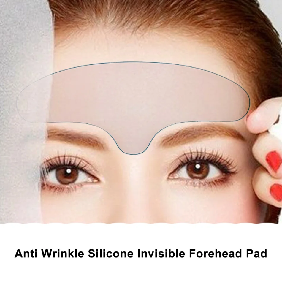 

Anti Wrinkle Silicone Care Neck Pad Facial Skin Care Pads Silicone Forehead&Smile Anti-Wrinkle Patches Overnight Smoothing Pads