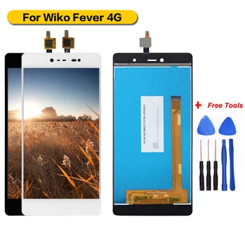 

For Wiko Fever 4G LCD Display+Touch Screen Assembly 100% Tested for Wiko Fever 4G Display Lcd Spare Parts+Free Tools