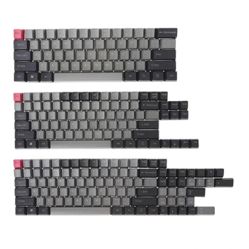 

Black Gray Mixed Dolch Thick PBT 104/87/61 Keycaps OEM Profile Key Caps