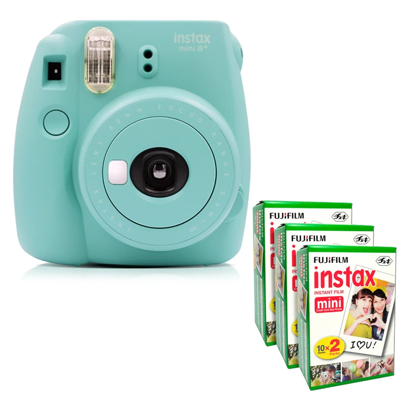 Fujifilm Instax Mini 8 Plus Camera Mint + Fuji Instant 60