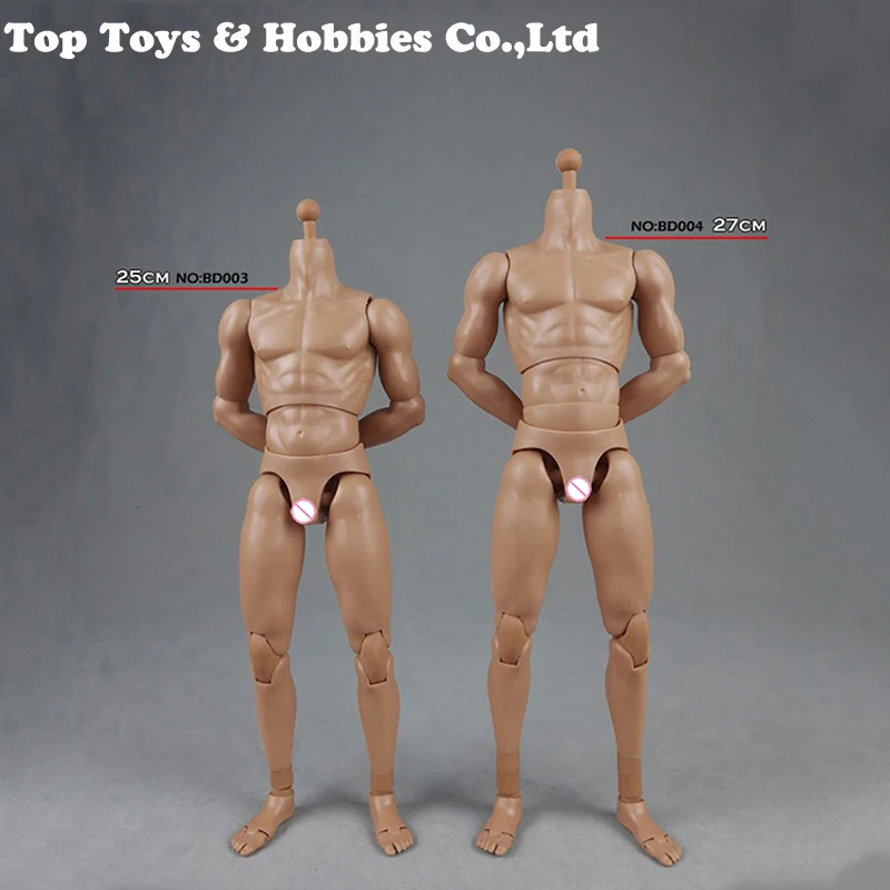  1/6 2.0 Muscle Male Body BD003 /BD004 Wide Shoulder Normal/High Version Action Figure Skin color