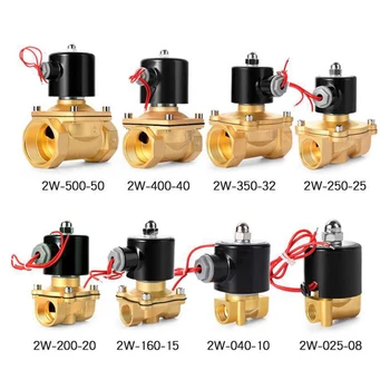 

DN08 DN15 DN20 DN25 DN32 DN50 AC220/110V DC12V/24V Normally closed Electric Solenoid Valve Pneumatic Valve for Water Oil Air