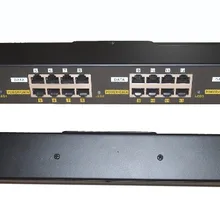 16 Порты и разъёмы Gigabit Мощность over Ethernet PoE инжектор для 802.3af/пассивный 802.3at устройств-Питание не входит в комплект поставки: GPOE-16A-1U