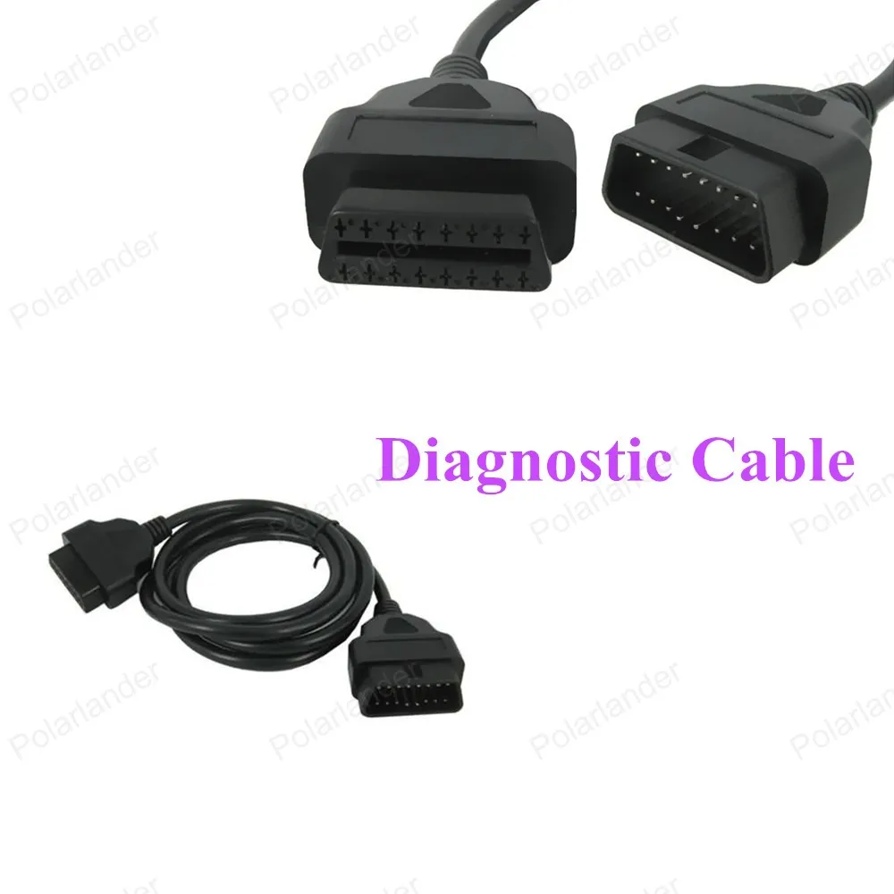 1.5M Long 16Pin Diagnostic Adapter Connector Car Scanner Cable OBD2