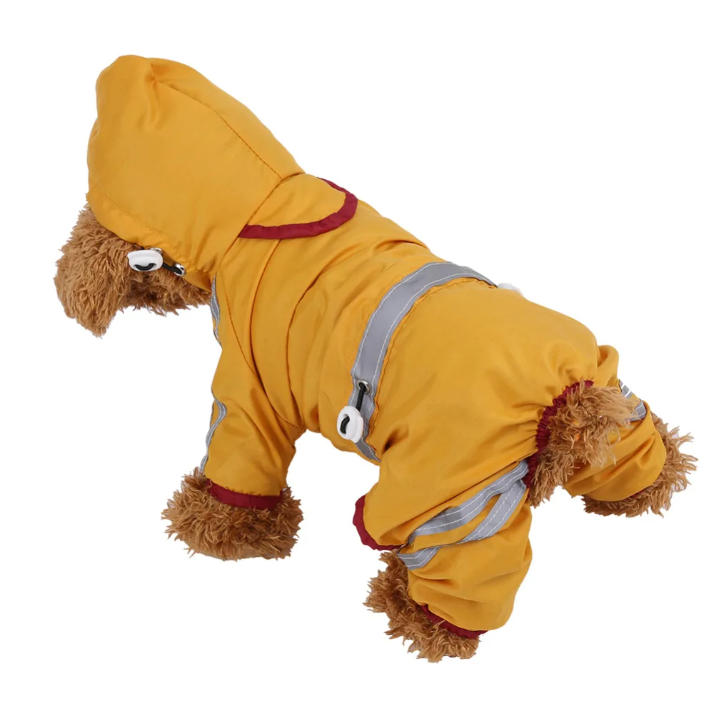 Dog Hoodie Waterproof Raincoat Puppy Dog Jacket Clothes HURRISE Rain